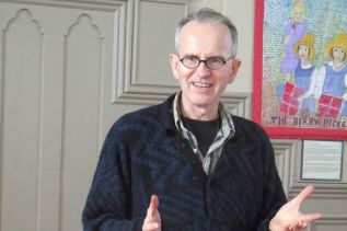homas Martin TegTmeyer instructs a group in the practice of “Touch for Health” at the SFCSC's Grace Centre in Sydenham on March 10
